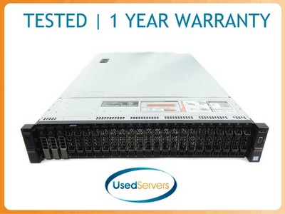 Poweredge R730XD 26x 2.5 2x E5-2620v4 2.1GHZ=16Cores NO RAM 3x HD TRAY H730