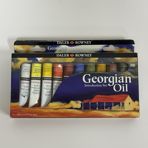 Daler-Rowney Georgian Oil Paint Introduction Set- 10 22ml Tubes