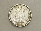 1877-CC 10C SEATED LIBERTY SEATED DIME