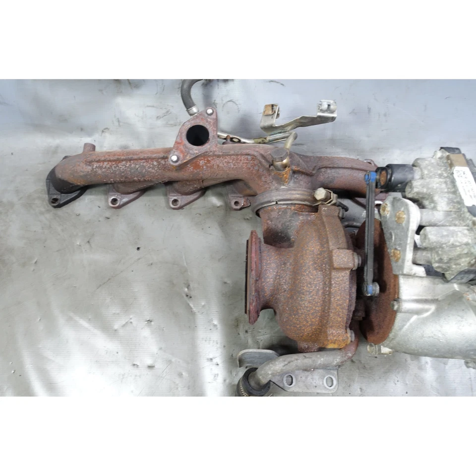 Conjunto de turbocompresor diésel BMW F15 X5 35d F10 535d 740d N57 dañado 14-18 OEM Foto 3 de 4