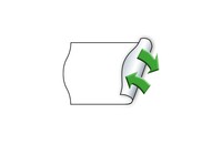 Meto 9506166 Weiß Preisschild Entfernbar 26 x 16 Papier mm ~D~