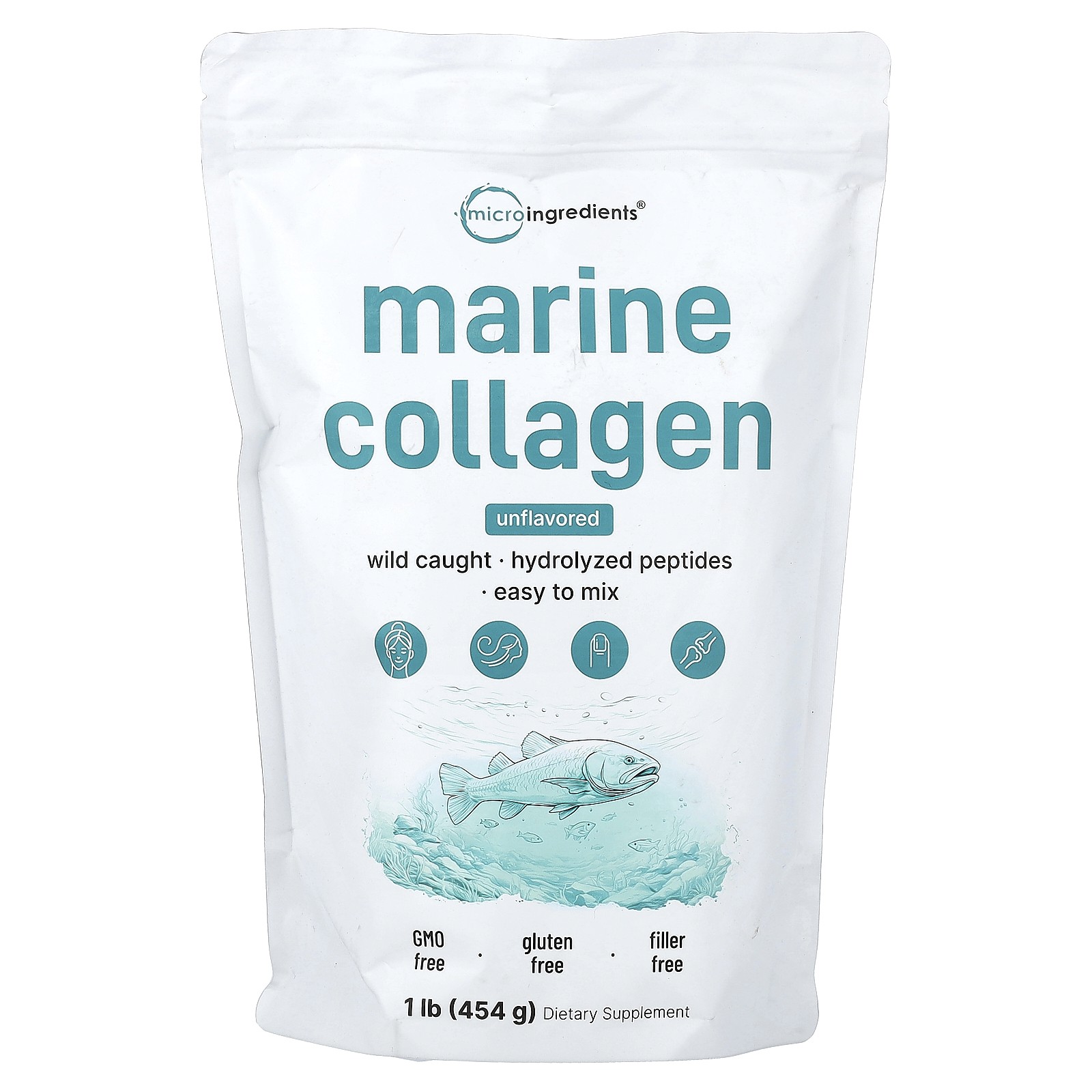 Морской коллаген без вкуса 1 фунт 454 г 5890₽