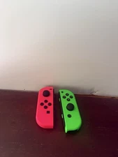 Nintendo Joy-Con Neon Red & Neon Green Wireless Ergonomic Controller for Switch