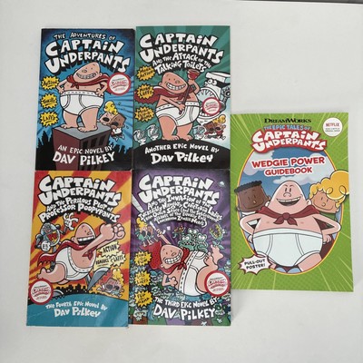 The Adventures Of Captain Underpants Book Lot of 5
