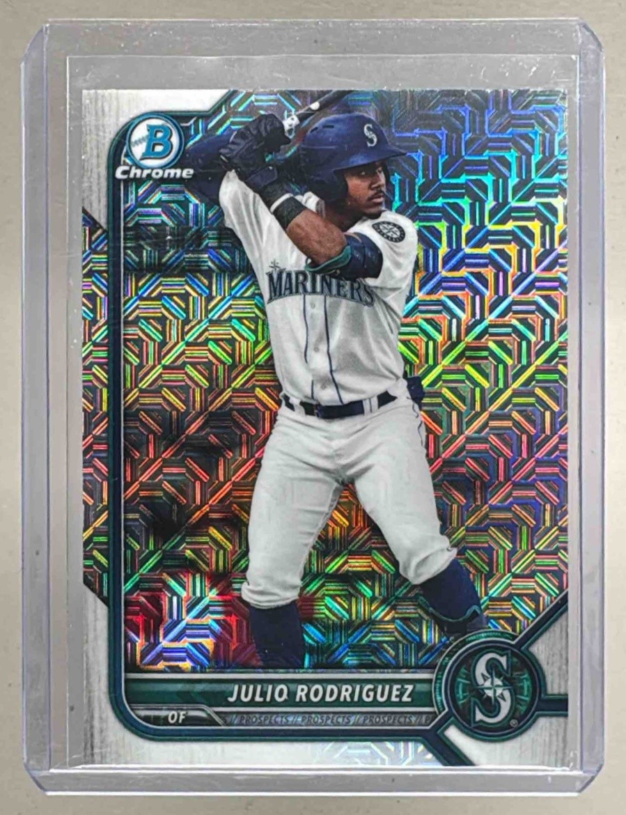 Julio Rodriguez 2022 Bowman Mega Box #BCP-45 Mojo Refractor