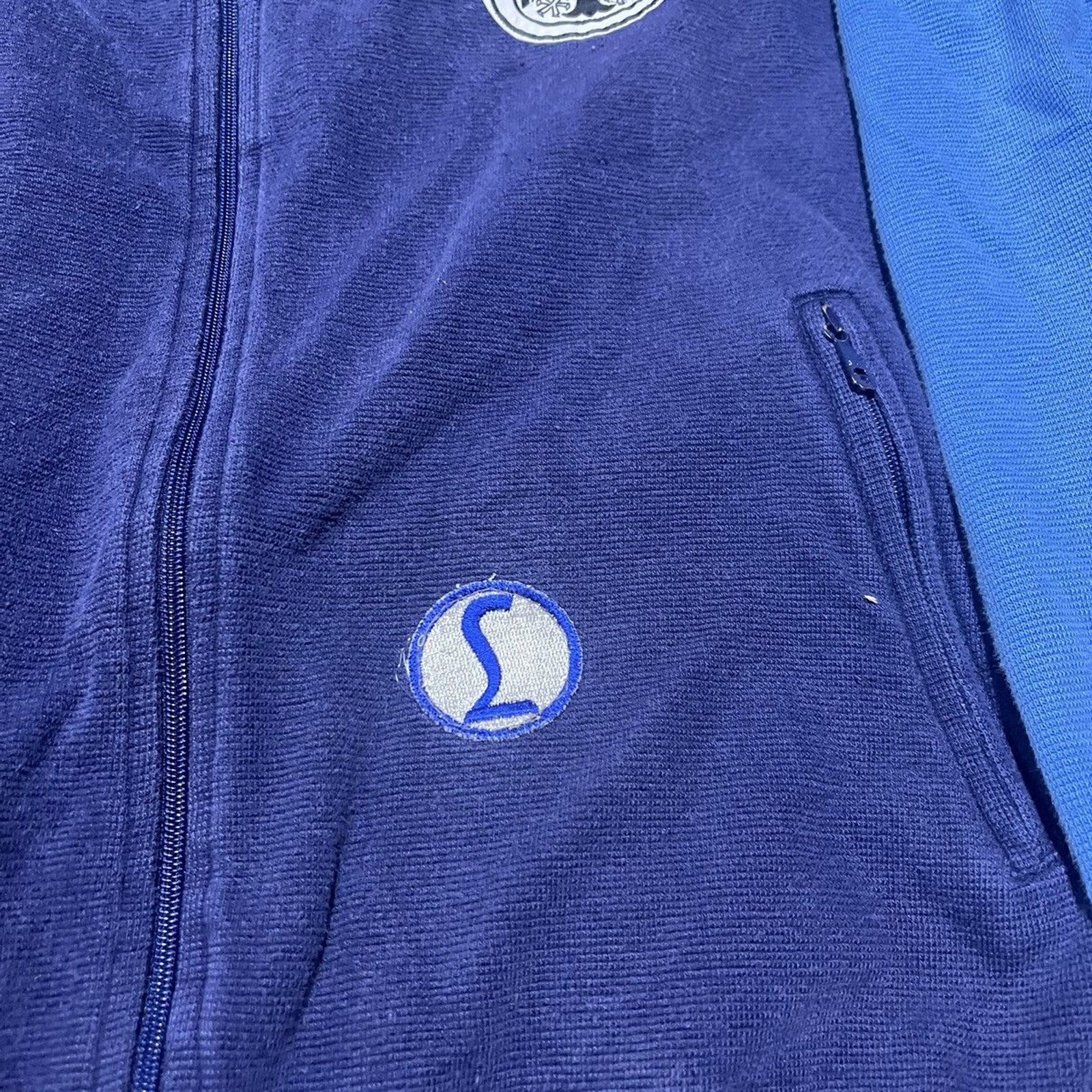 Vintage 80s Adidas Bundeswehr German Navy Zip Up Jacket 1980s thumbnail 2