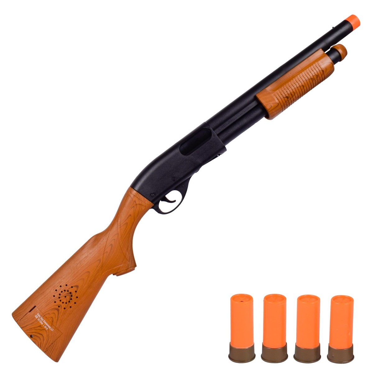Sunny Days Entertainment Pump Action Blaster – with Realistic Wood