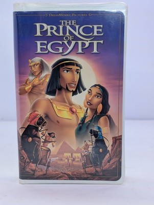The Prince Of Egypt VHS Tape DreamWorks Home Entertainment 1999 In Clamshell