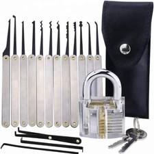 15in1-Lock-Locksmith-Grav-Pick-Set-Stainless-Steel-Beginners-Practice-Skill-Tool