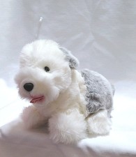 Old English Sheepdog Plush Vtg Mervyn's Playful Pals 12" Fluffiness Made Korea