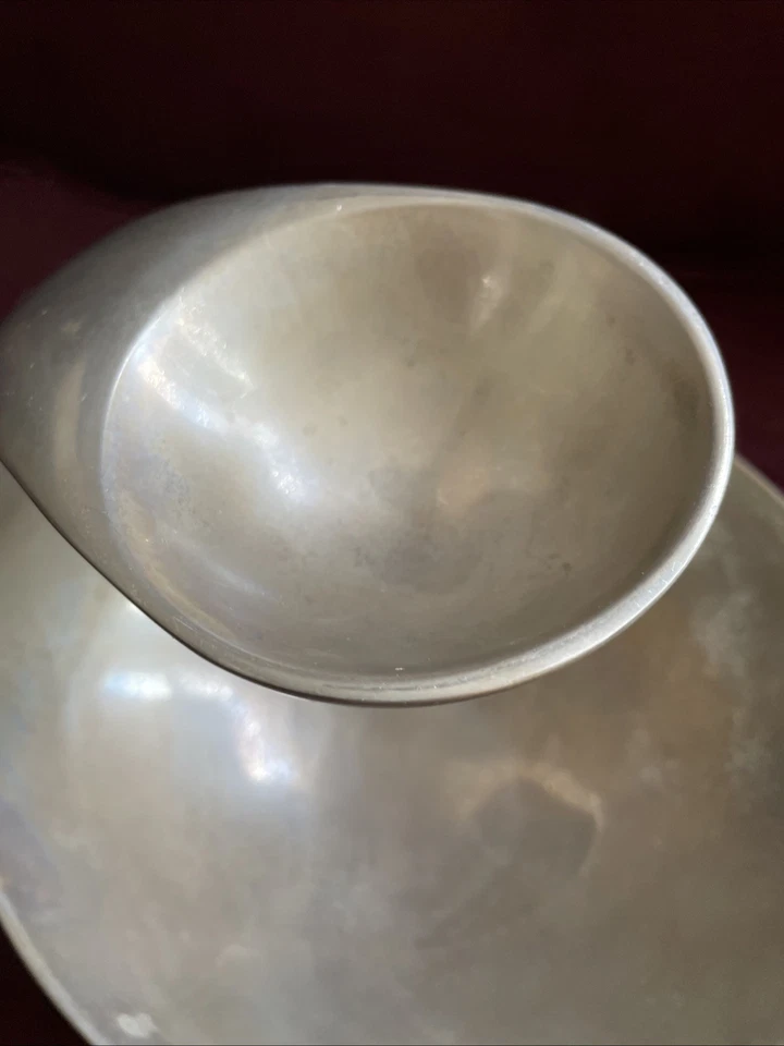 Nambe 7 Inch Scoop Server Chip Dip Wei Young Classic Silver Alloy 2011 - Image 4 of 4