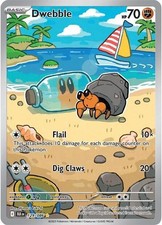 Dwebble - 129/086 - Pokemon Black Bolt Illustration Rare NM on eBay