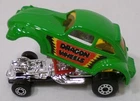 Vintage 1972 Matchbox Superfast #43 Dragon Wheels Green Car 1/64 Loose Lesney