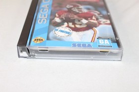 Joe Montana's Football Sega CD Complete CIB! Authentic! Good Condition! NICE!