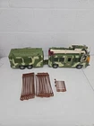 Vintage 1997 Fleetwood RV Jurassic Park mobile Command Center w/ trailer fencing