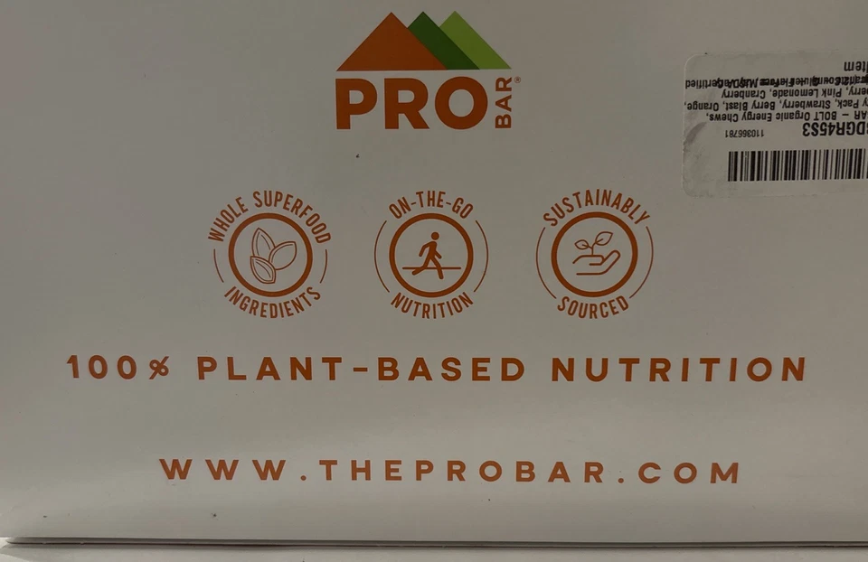 ProBar-Amazon Bolt Variety -Mezclas de bayas - 100 % a base de plantas - 12 quilates - Superalimento entero Foto 3 de 4