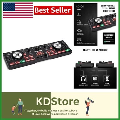 Ultra-Portable DJ2GO2 Touch Controller - Seamless Mixing with