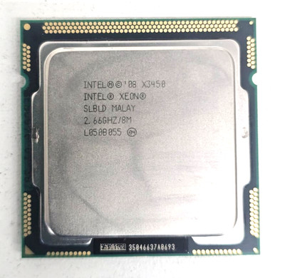 Intel Xeon 08 X3450 Processor 2.66GHz/8M SLBLD MALAY L050B055 Tested.