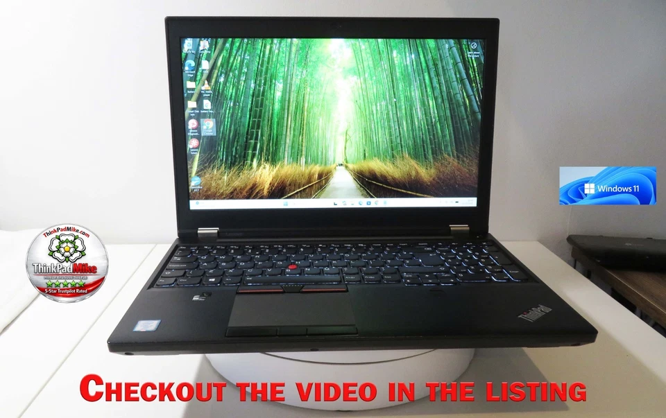 Lenovo ThinkPad P50 · i7-6820HQ · 32GB · 256GB, photo 1 of 5