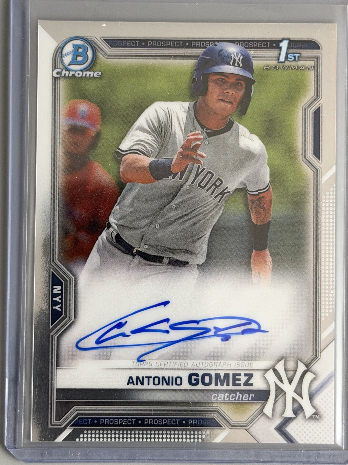 2021 Bowman - Chrome Prospects Autographs Antonio Gomez #CPA-AGO (AU, RC)
