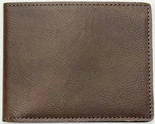 Personalized Leather Wallet for Men – Custom Engraved Name Wallet. Great Gift