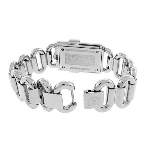 CERRUTI LADIES C JEWEL SWISS QUARTZ SS WATCH NEW BLACK CT63262x403011 STAINLESS - image 3 of 4