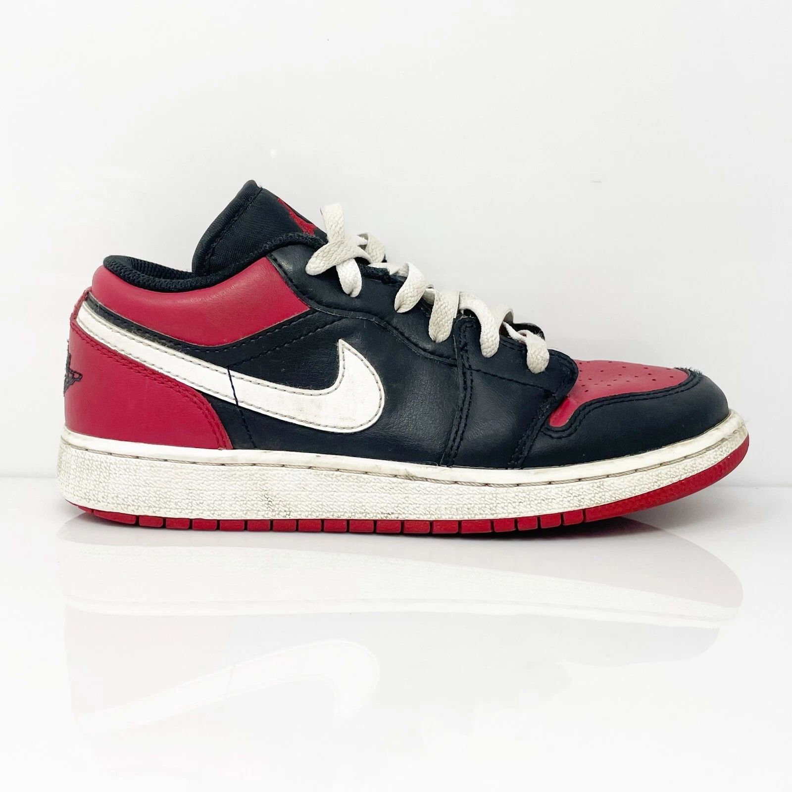 Scarpe da basket Nike ragazzo Air Jordan 1 basse 553560 066 rosse sneakers taglia 4 anni