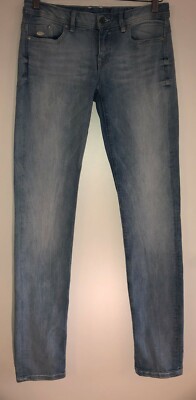 Esprit Damen Jeans 99 % Baumwolle Slim Fit Gr. 28 L. 34 Blau NEU+ Geschenke
