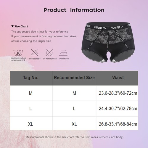 Women Nightwear Sexy Knickers Adult Panties Exotic Briefs Crotchless Lingerie - Picture 13 of 62