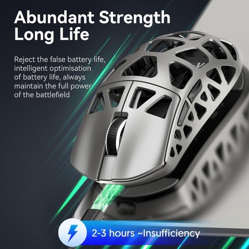 ATTACK SHARK R3 46g Magnesium Alloy Mouse, PixArt PAW3395 BT/2.4G/Wired,26000DPI - Picture 14 of 64