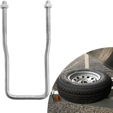 Spare Tire Carrier U Bolt Holder Bracket Side Mount for 4 or 5 Lug for Ski Boat