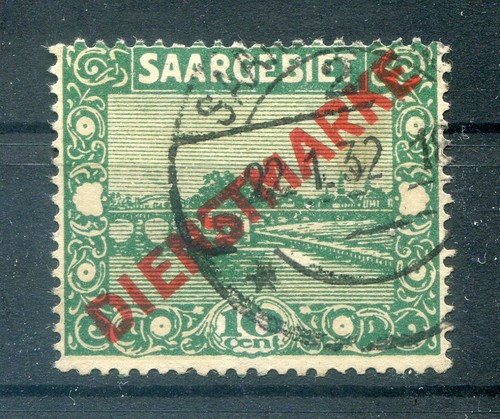 Saar Service 3IV Abart Stamped (79716