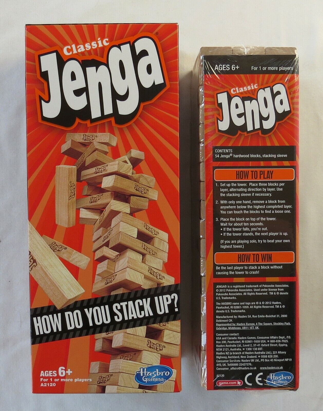 Jenga Block Communication Board