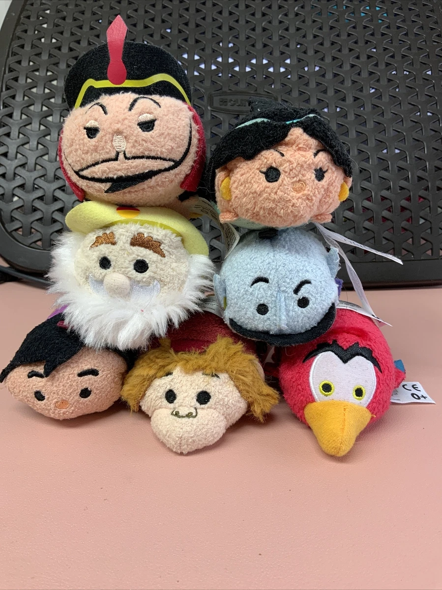 Aladdin Tsum Tsum Plush Bundle x 7 Sultan Genie Abu Jafar Lago