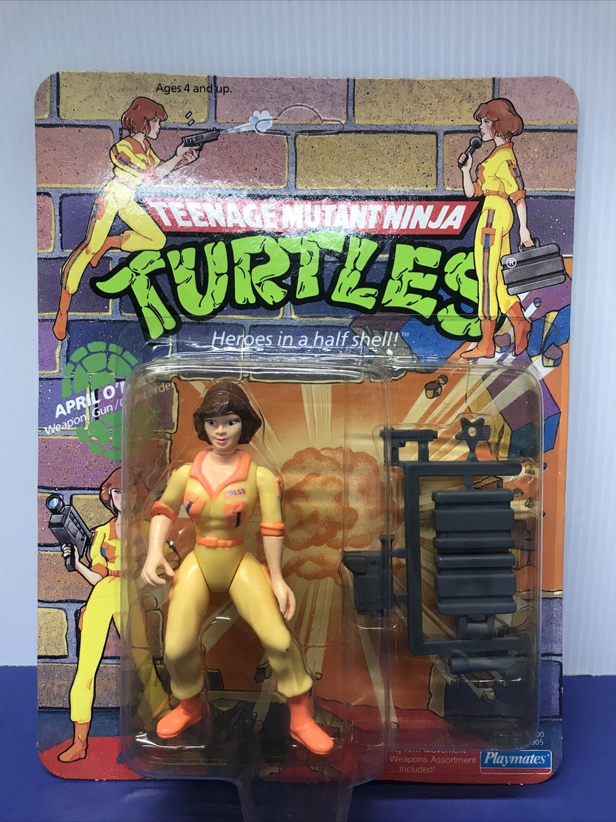 希少‼︎ 90's 美品 MUTANT TURTLES NINJA トロール人形 1990 Teenage Mutant Ninja Turtles TMNT April O'Neill MOC