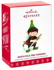Hallmark: North Pole Tree Trimmers - Series 5th - 2017 Keepsake Ornament