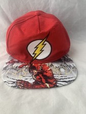 The Flash DC Comics Snapback Cap Hat YOUTH Boys One Size Justice League  B5-17