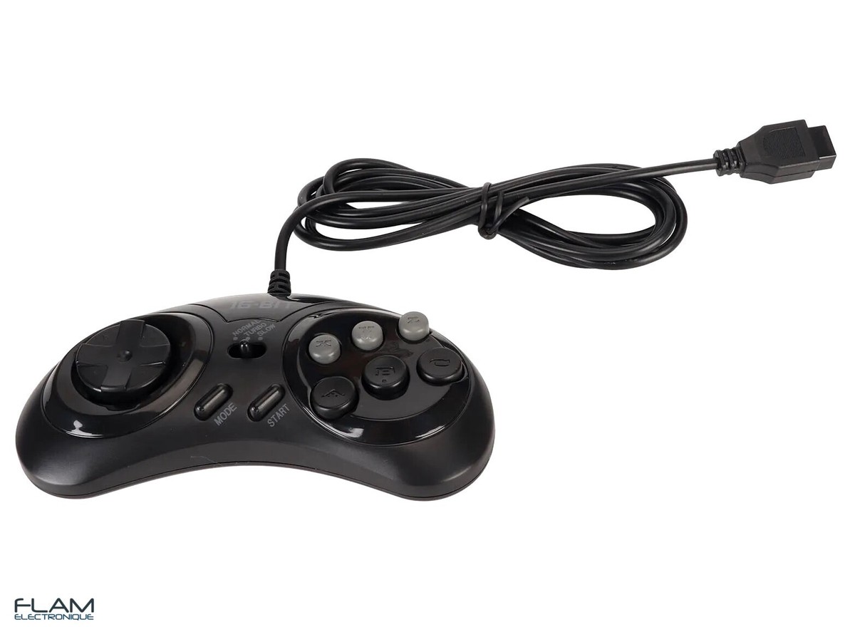 Manette AUTO FIRE TURBO Pour Sega Megadrive - Neuf - Contrôleur Avec Tir Rapide