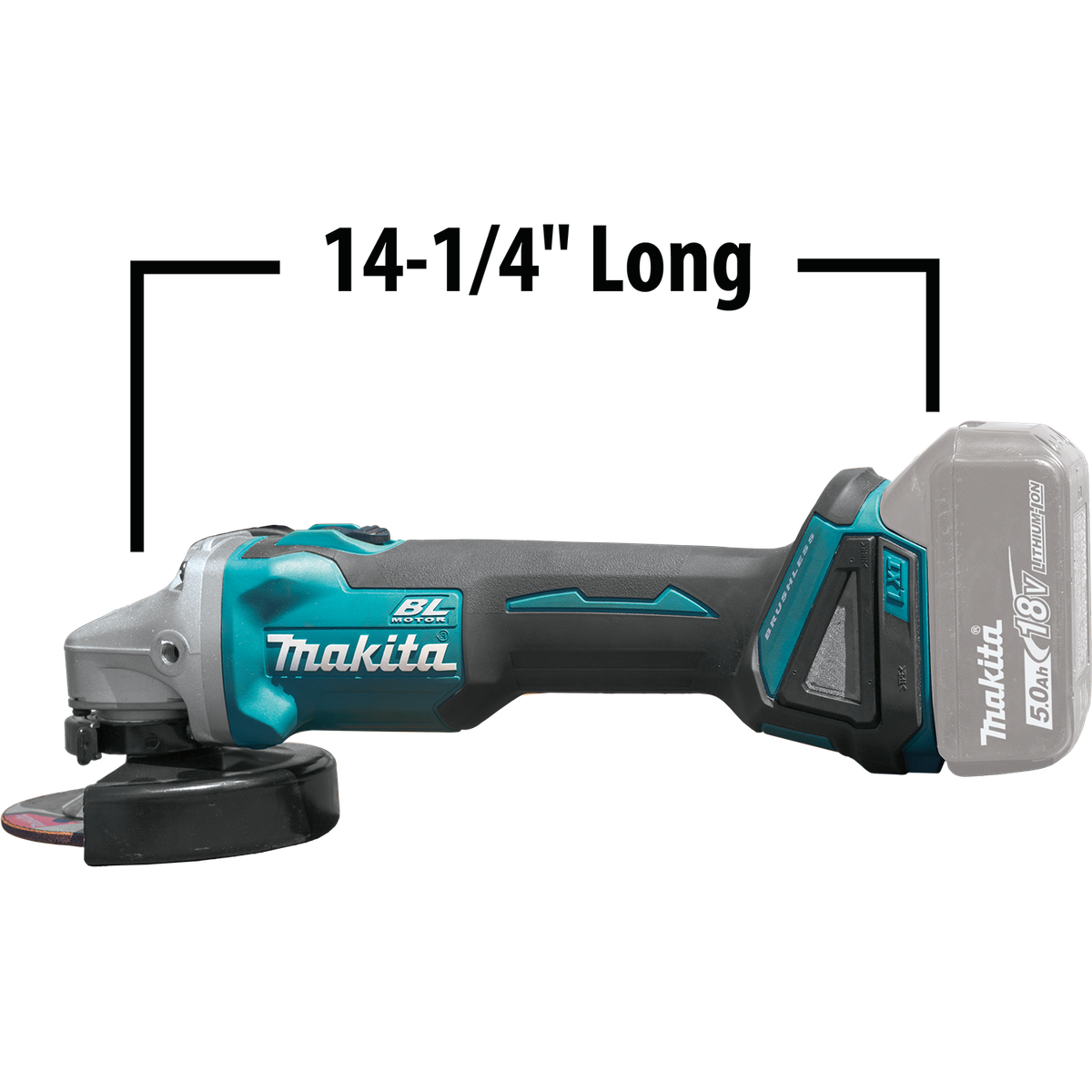 Makita XAG04Z 18V LXT Brushless 4‑1/2