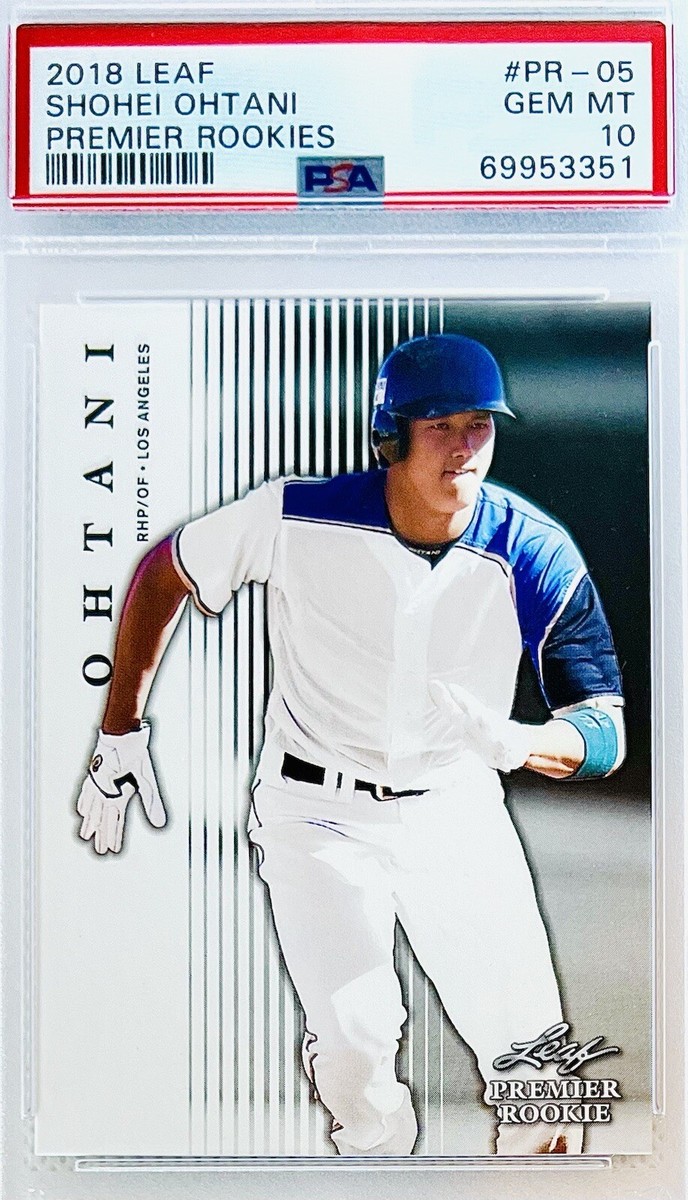2018 Leaf Premier Rookies Shohei Ohtani RC Rookie Card #PR-05 PSA