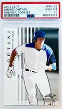 2018 Leaf Premier Rookies Shohei Ohtani RC Rookie  Card #PR-05 PSA 10 💎