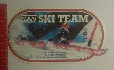 Aufkleber/Sticker: Elan Ski Team Sarajevo 84 (22091624)