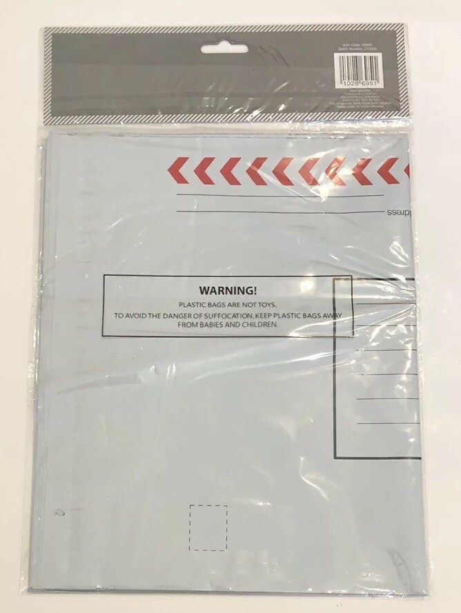 A3 ( Pack Of 6 ) Plastic Mailing Bags , Postal Poly Pack, UK A3 Size