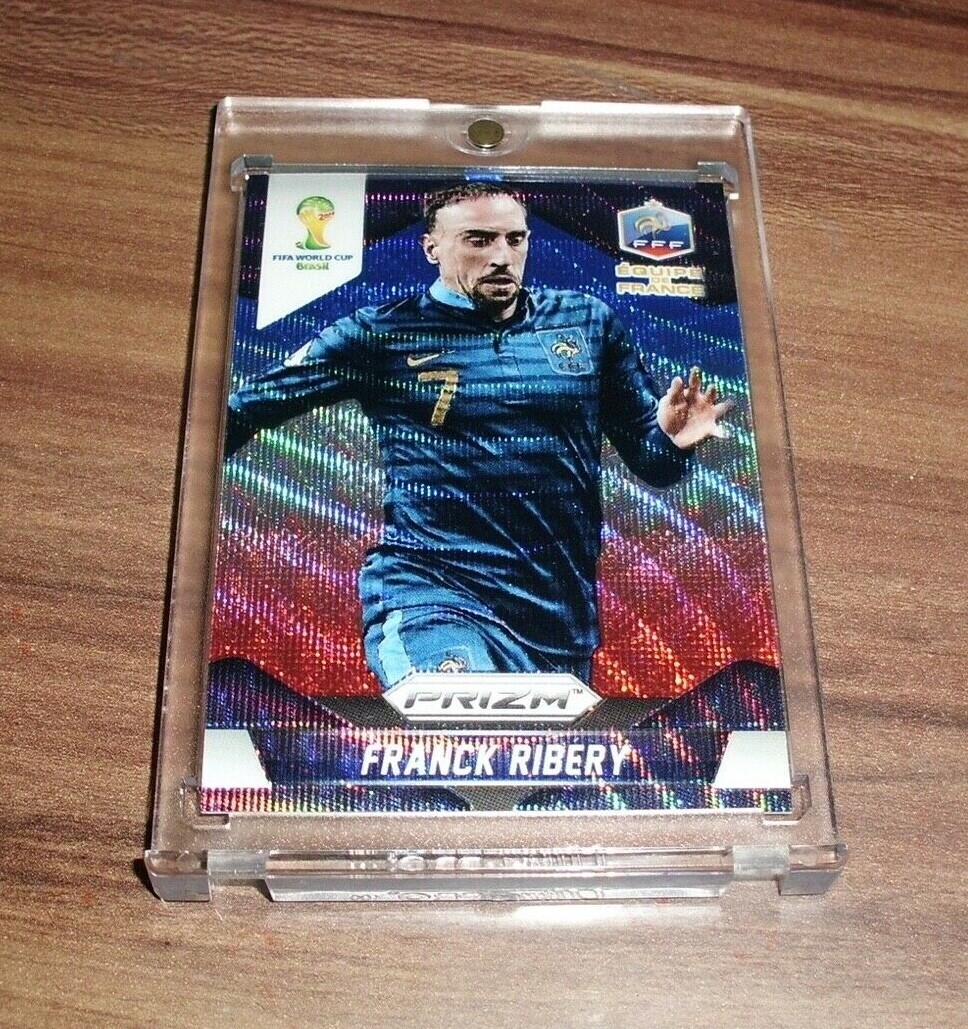 2014 World Cup Prizm Franck Ribery RED BLUE WAVE 1st France Legend HOF📈🔥SP