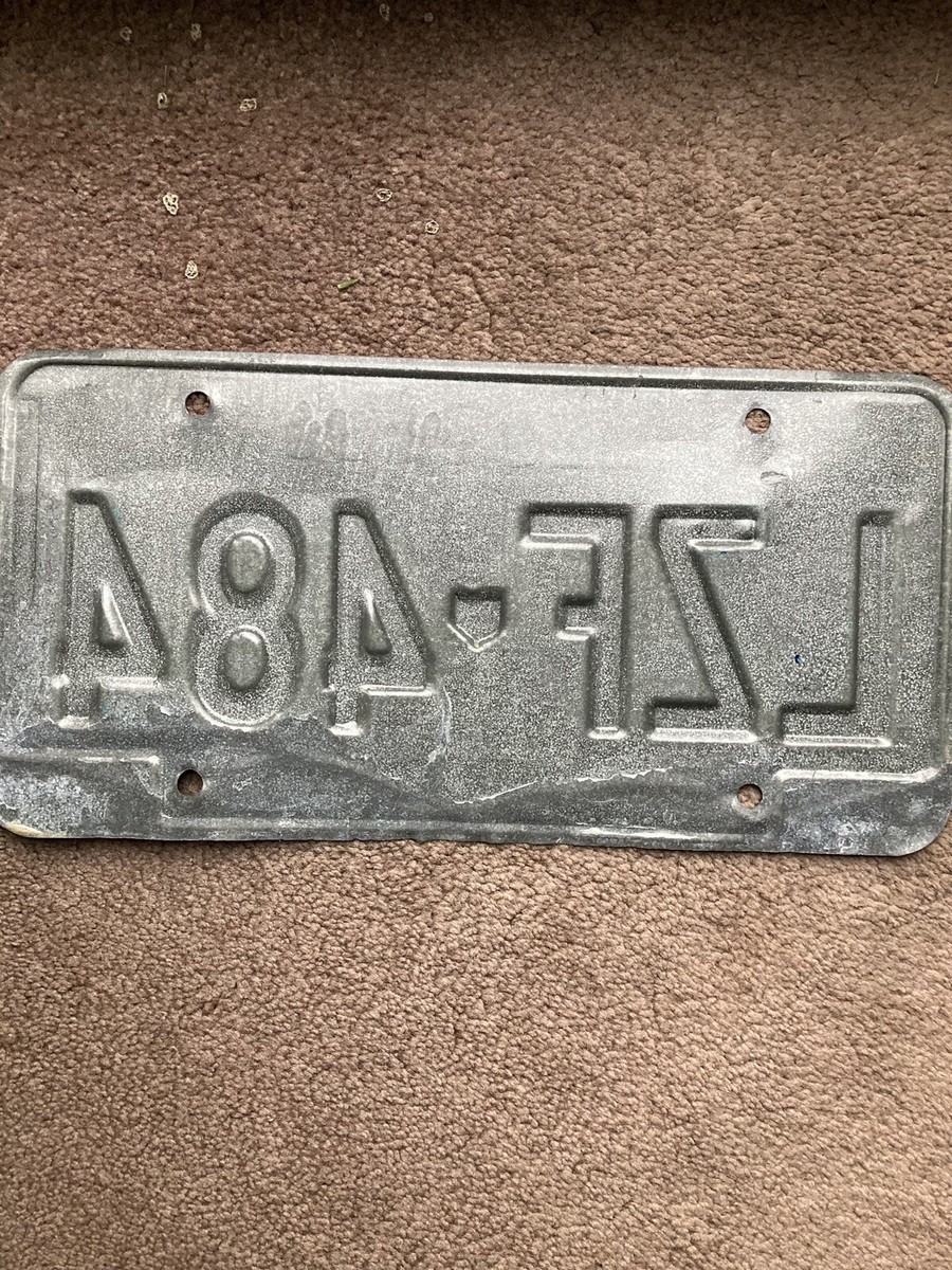 1990s Ohio License Plate - LZF 484 - Nice | eBay