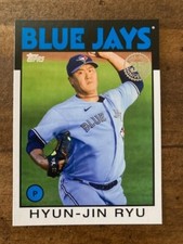 2021 Topps Update Hyun-Jin Ryu 1986 Topps 35th Anniversary insert #86B-38