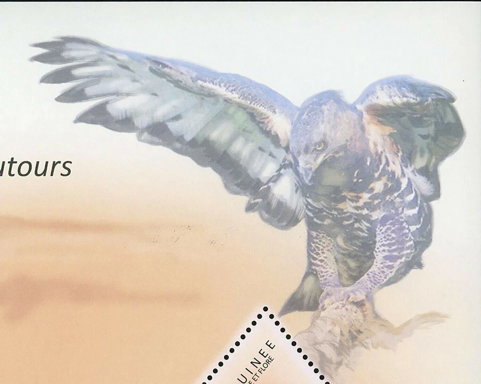 Sello de buitres Aquila Chrysaetos pájaro rapaz S/S MNH #8652-8654 / Bl. 1992 Foto 2 de 4