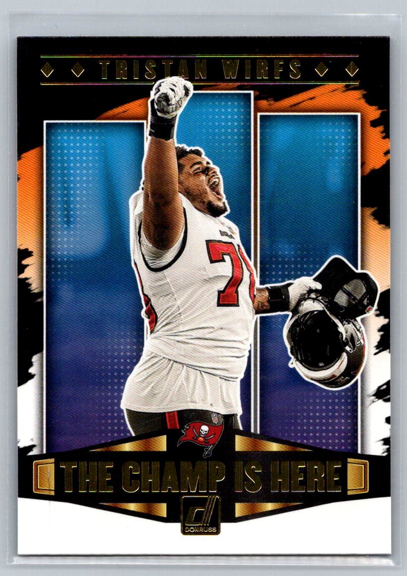 2021 Donruss The Champ Is Here #CIH-11 Tristan Wirfs Tampa Bay Buccaneers