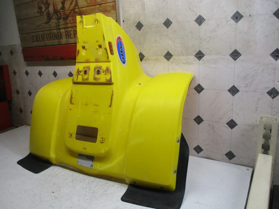 Yamaha yt125 yt 125 ytm Tri moto 1984 84 Rear fender - fender mud guard plastic - Image 2 of 4