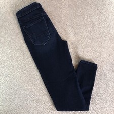 American Eagle Women  s Super Stretch Super Hi-Rise Jegging 4 Reg Dark Wash Jeans